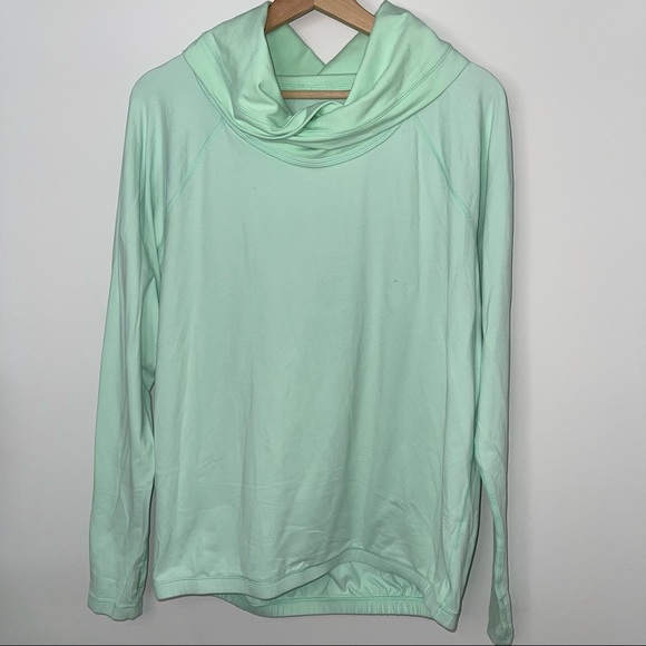 Lululemon Heart Healthy Pullover 6 Fresh Teal Mint, RULU Fabric, PERFECT! - Picture 10 of 10